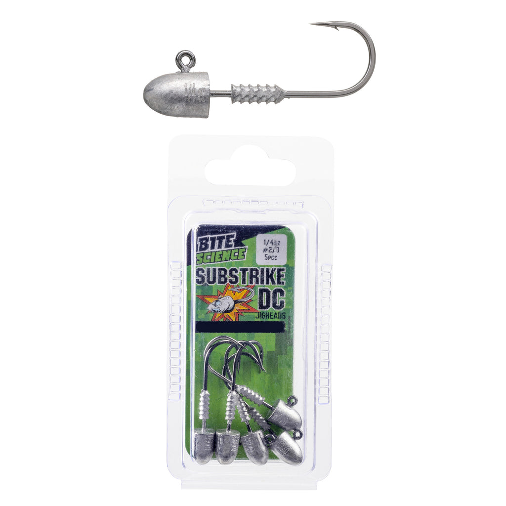 Bite Science Substrike DC Jigheads 1/4oz #2/0 - 5pk