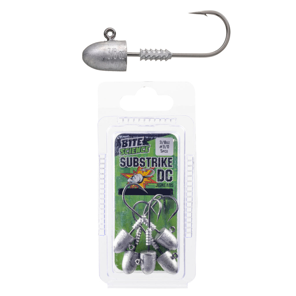 Bite Science Substrike DC Jigheads 3/8oz #3/0 - 5pk