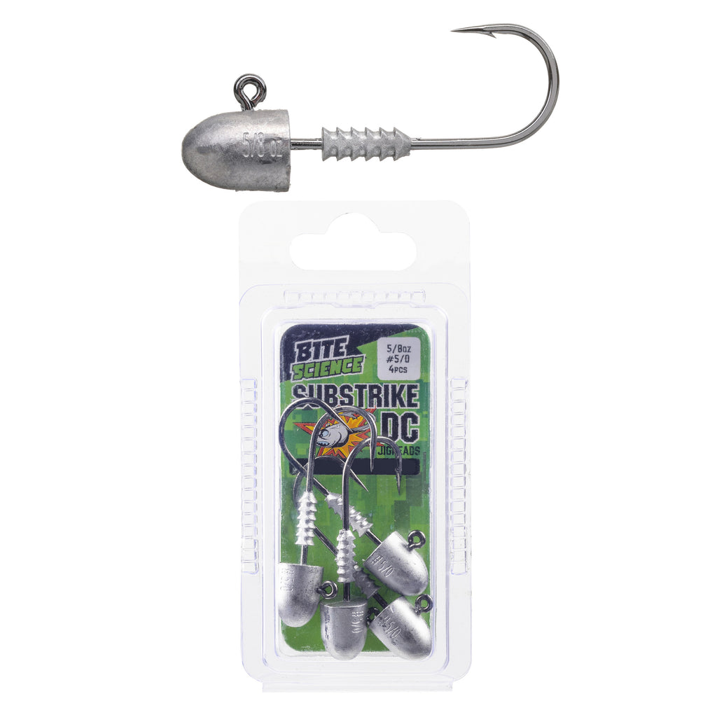 Bite Science Substrike DC Jigheads 5/8oz #5/0 - 4pk