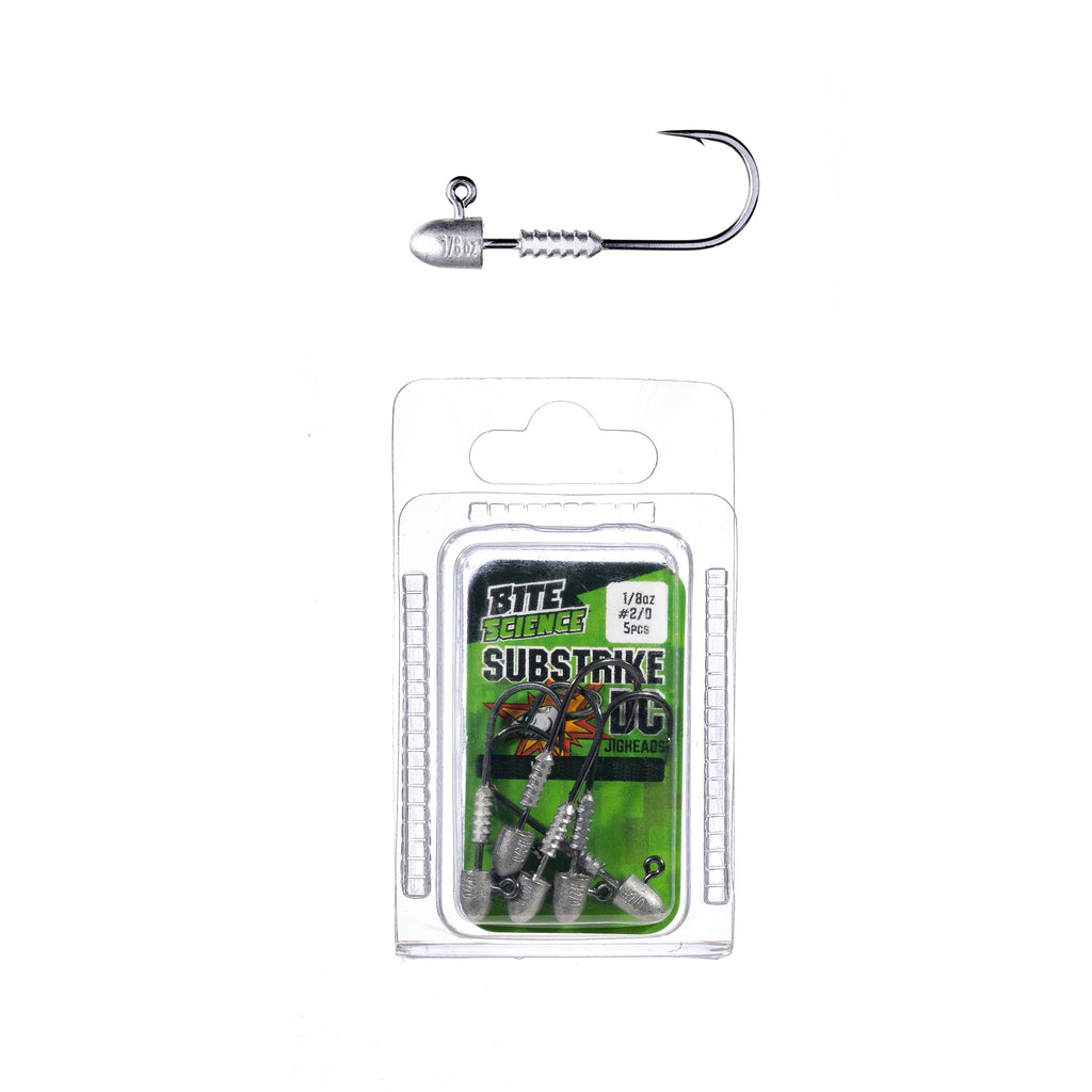 Bite Science Substrike DC Jigheads 1/8oz #2/0 - 5pk