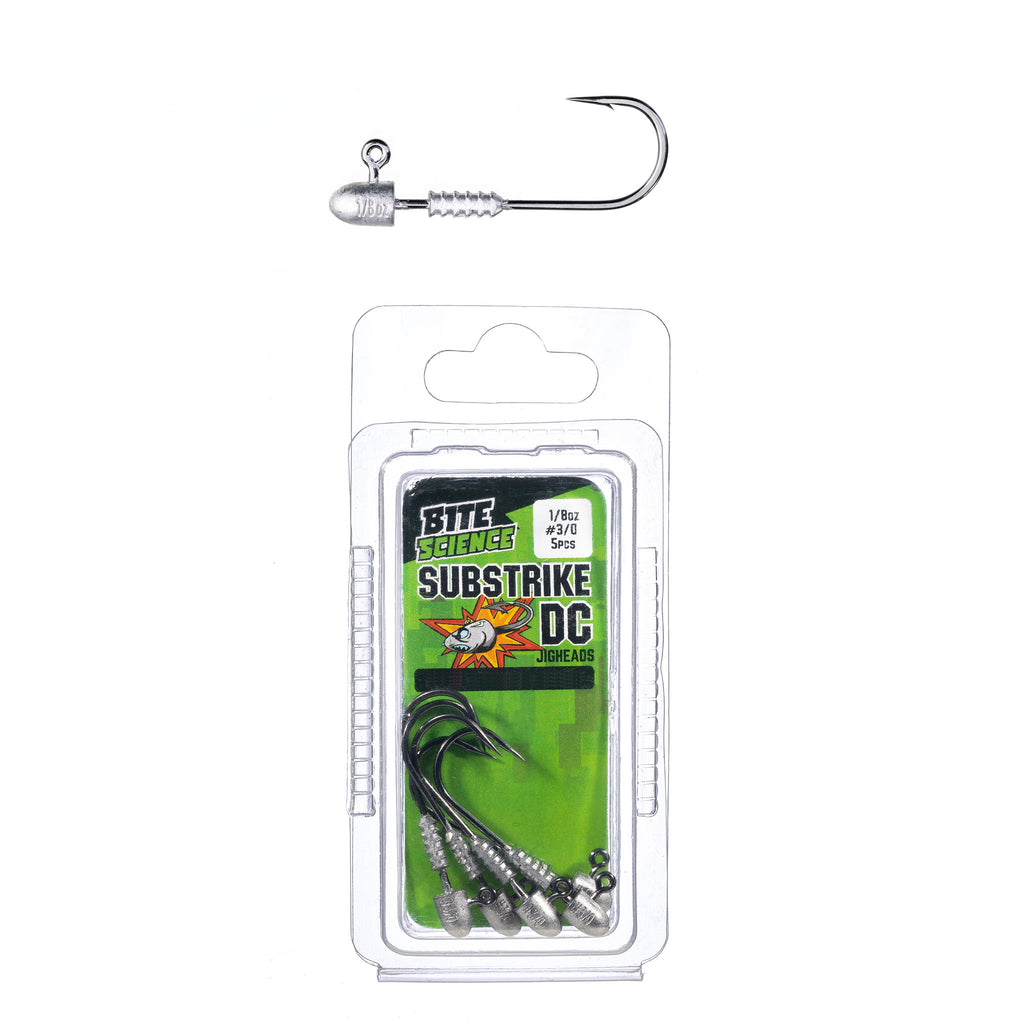 Bite Science Substrike DC Jigheads 1/8oz #3/0 - 5pk