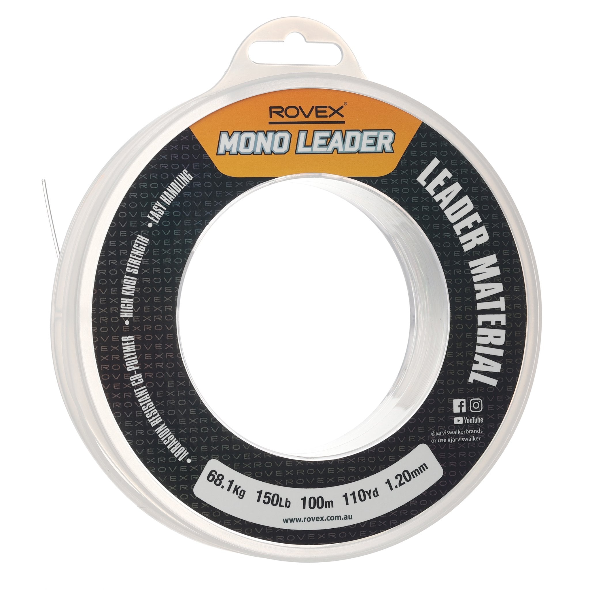 Rovex Wind-On Mono Leader - 10m