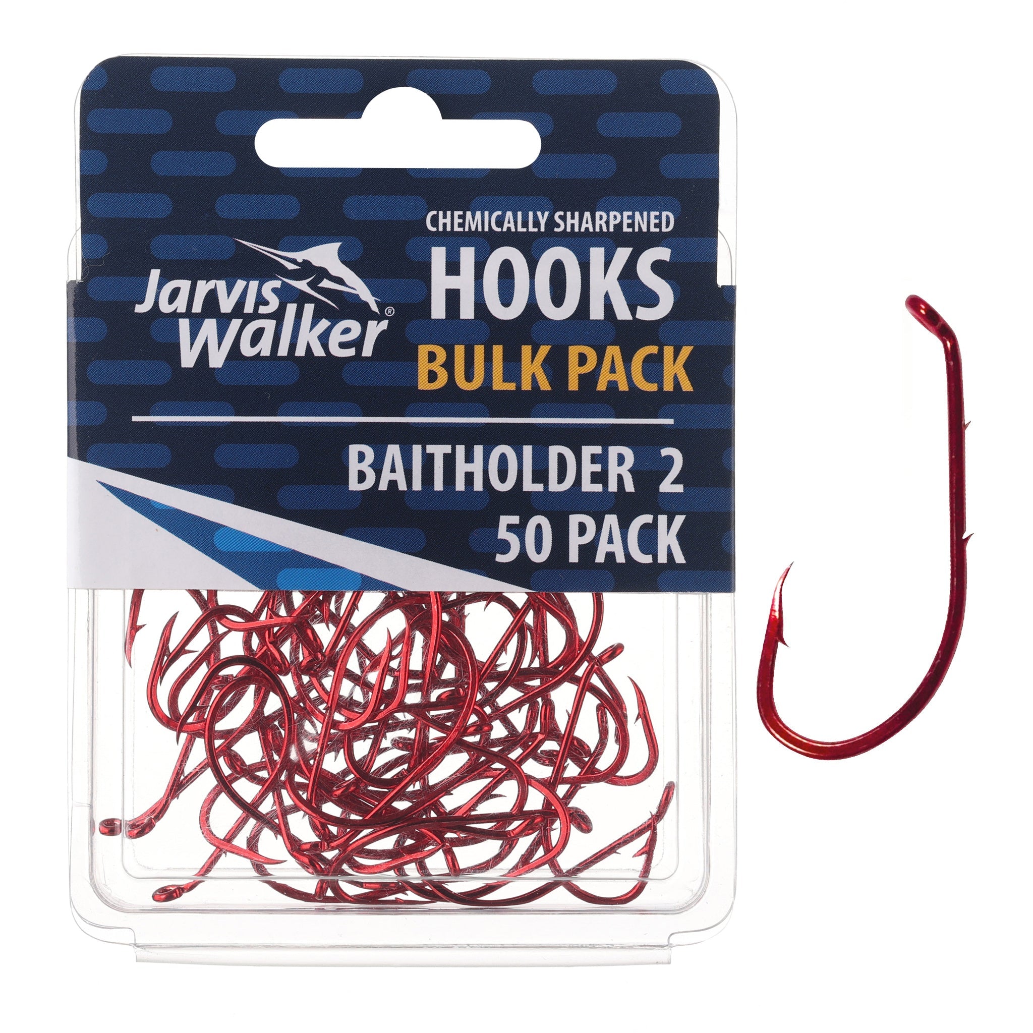 Jarvis Walker Chemically Sharpened Baitholder Hooks - 100 Packs – Jarvis  Walker Brands